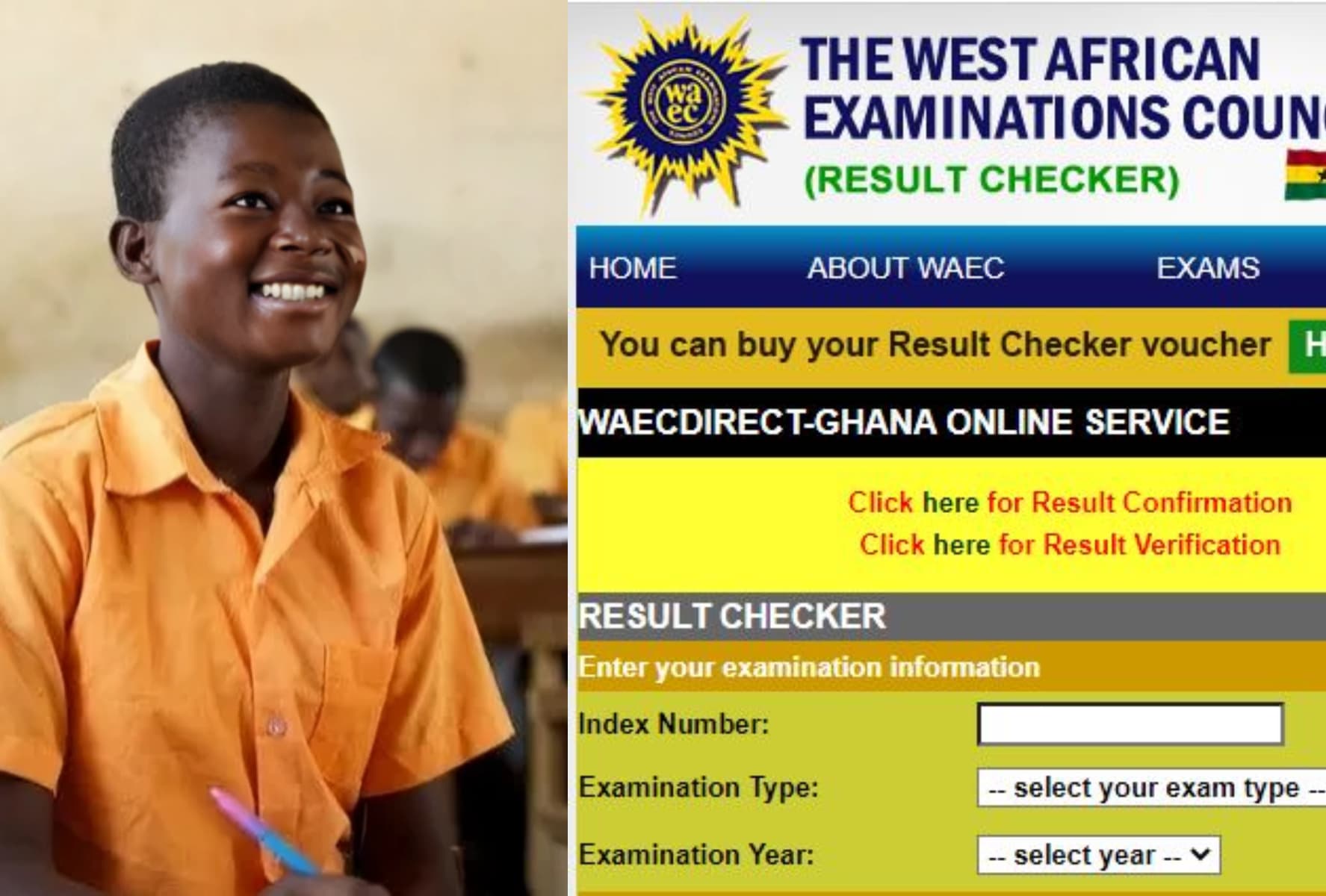 How to check BECE 2025 results on WAEC official website