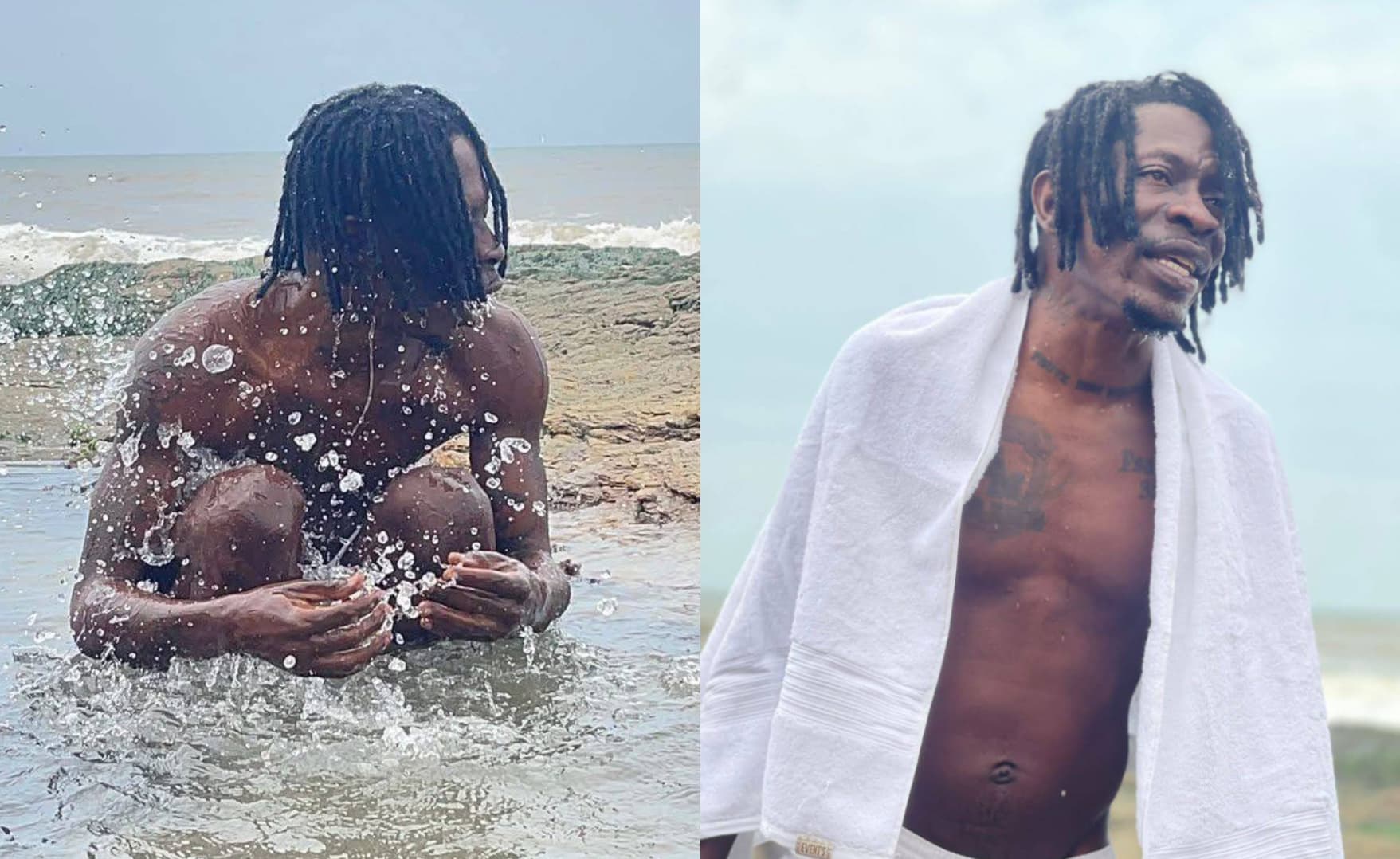 Shatta Wale performs ritual bath after EOCO release
