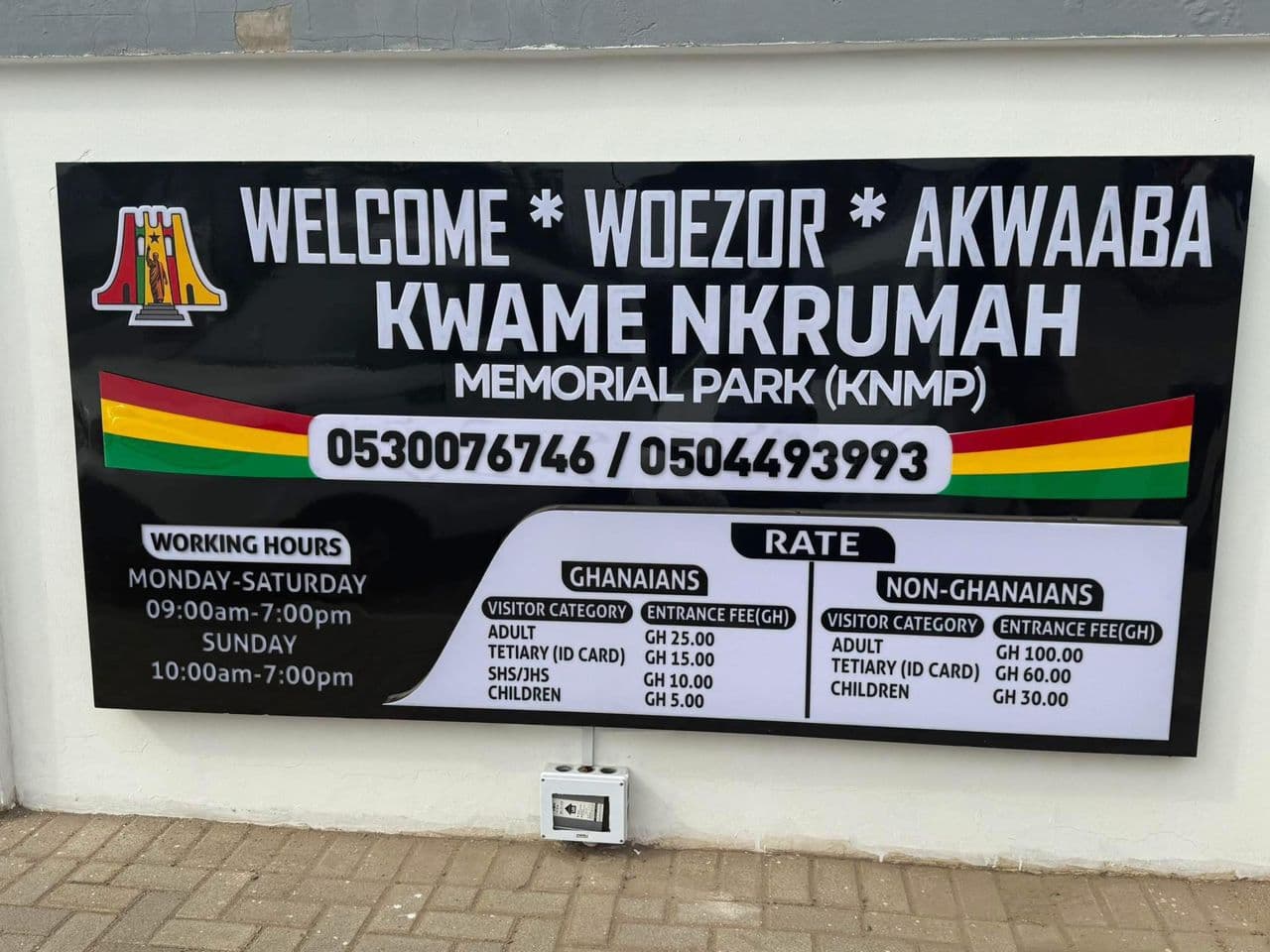 GTA refutes claims of replacing cultural inscriptions at Kwame Nkrumah Memorial Park