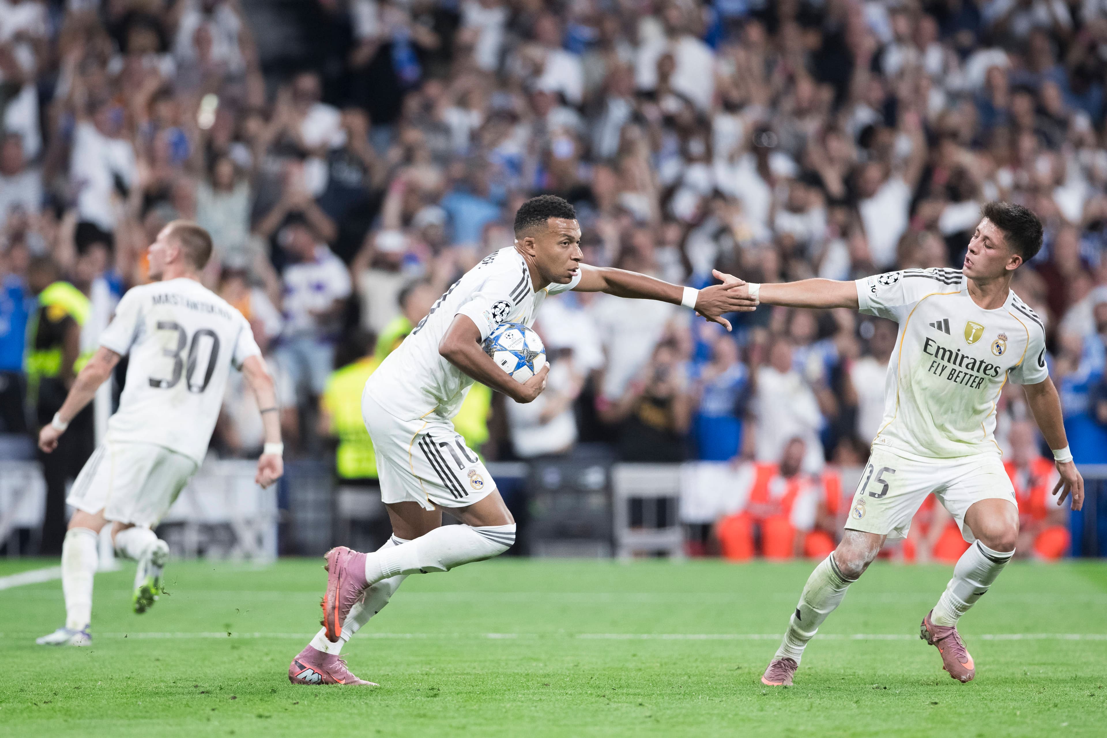 UCL: Mbappe brace fires Real Madrid to comeback win over Marseille