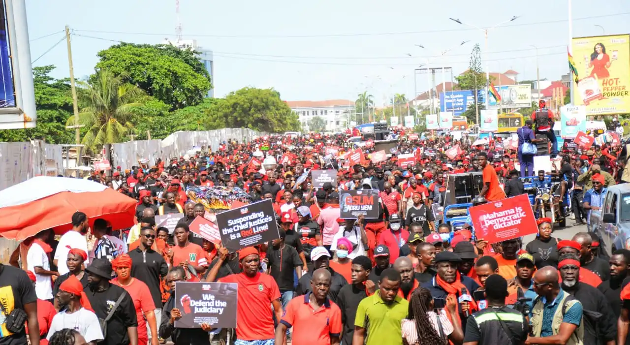 Yɛn Suro Ahunahuna Demo: Npp protest against 'state-sponsored' harassment