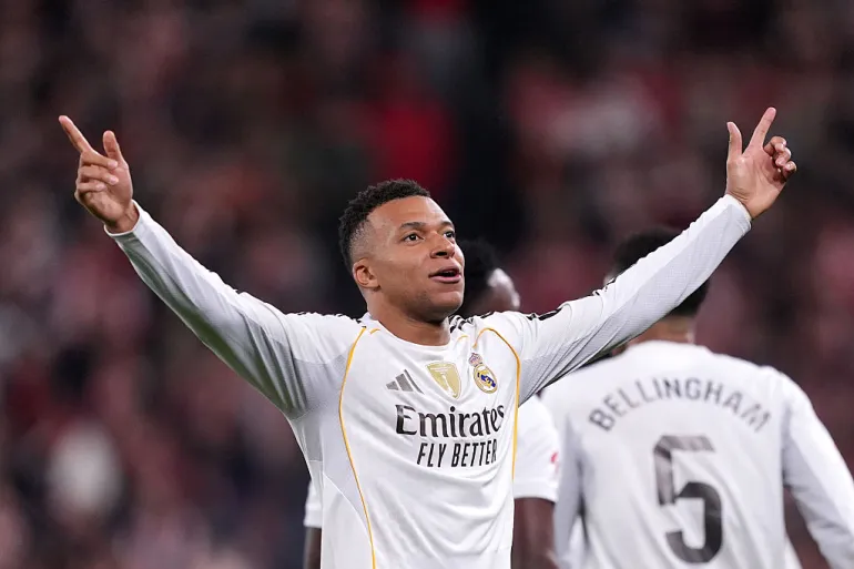 Mbappe brace fires Real Madrid to crucial La Liga win over Athletic Club