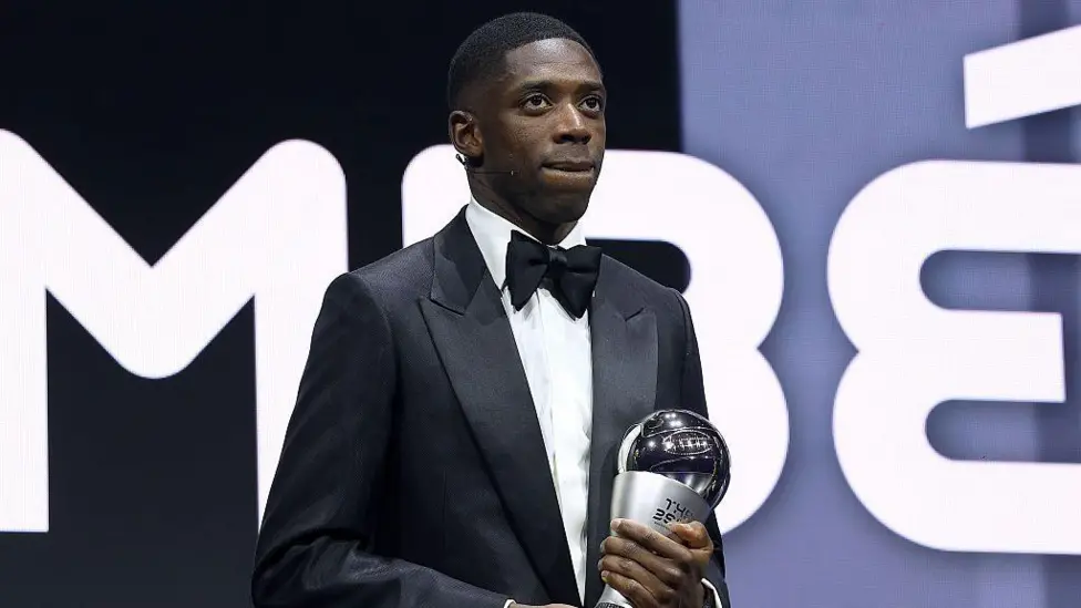 Dembele wins FIFA Best Men's Player of the Year – Full List of winners