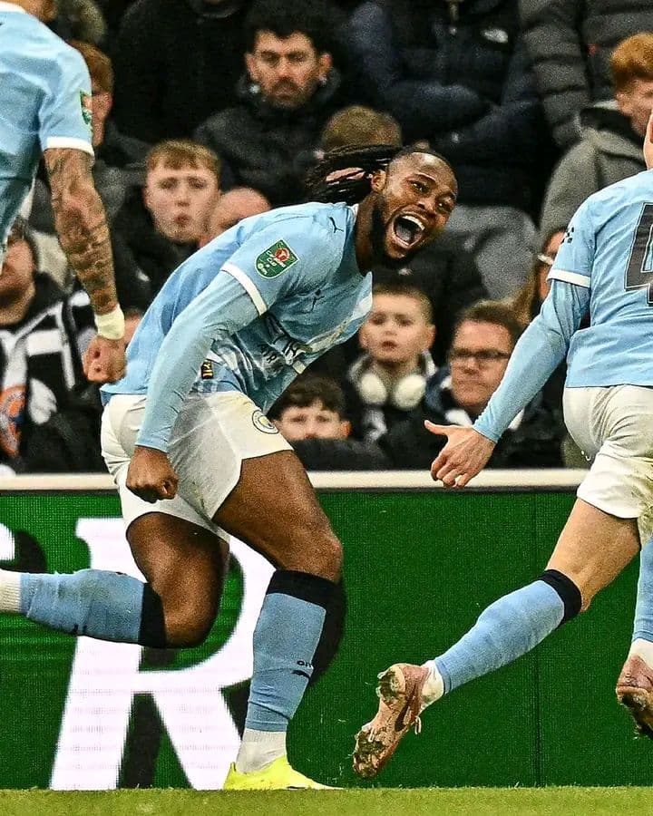 Semenyo and Cherki score as Man City beat Newcastle in the EFL Cup