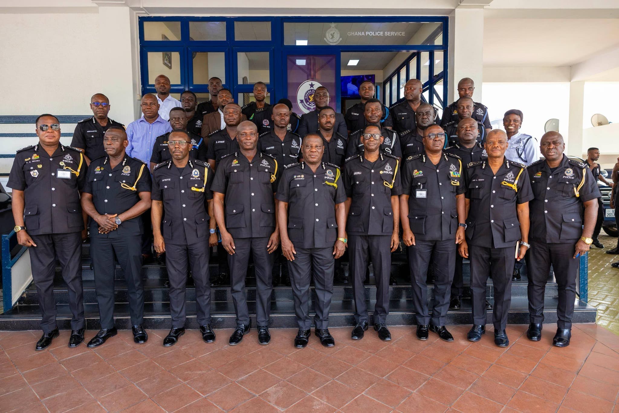 IGP Promotes 17 Police officers after busting drugs, firearms in the Volta Region