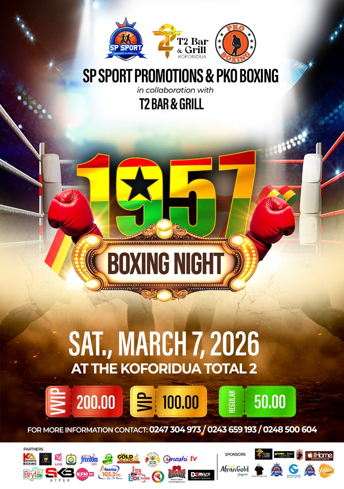 SP Sport Promotions and PKO Boxing seal long-term partnership ahead of Koforidua Fight Night