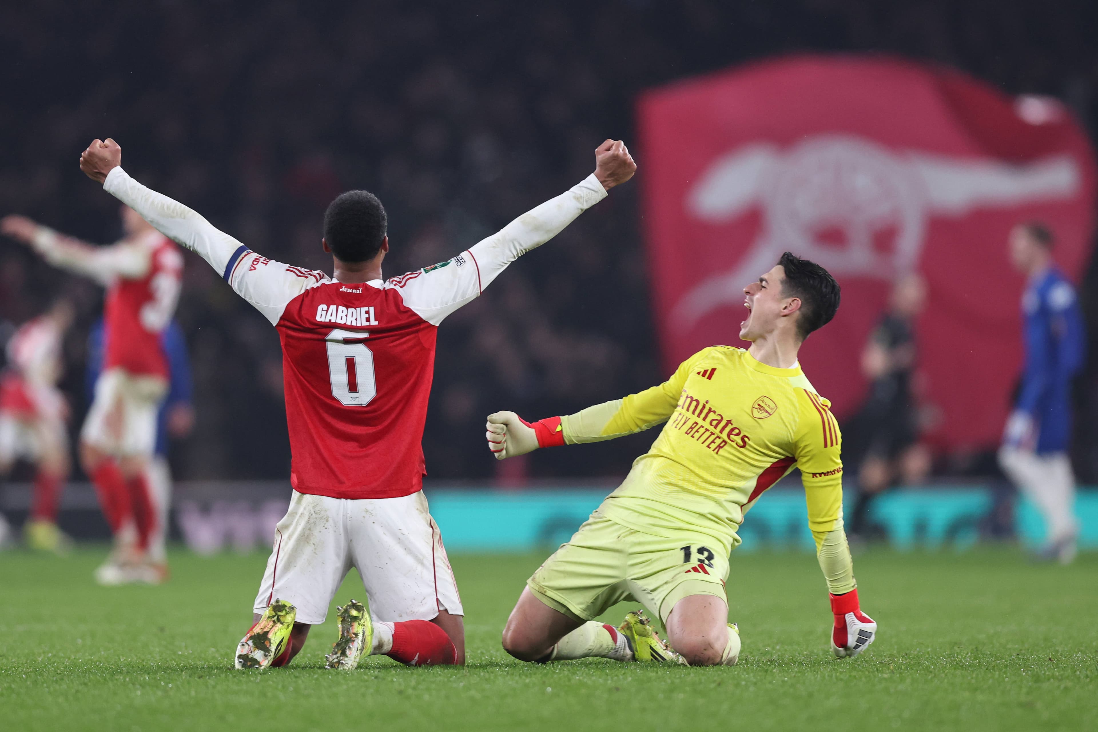 Arsenal seal EFL Cup final spot with gritty win over Chelsea